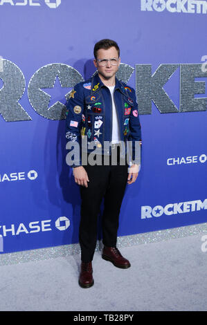 New York, New York, USA. 29 Mai, 2019. Taron Egerton besucht die "Rocketman" New York Premiere in der Alice Tully Hall am 29. Mai 2019 in New York City. Credit: Raymond Hagans/Medien Punch/Alamy leben Nachrichten Stockfoto