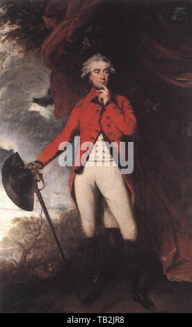 Joshua Reynolds - Francis Rawdon Hastings C 1789 Stockfoto