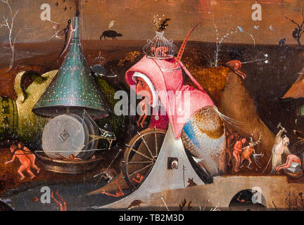 Hieronymus Bosch, das Letzte Gericht (Brügge) Detail, Malerei, ca. 1486 Stockfoto