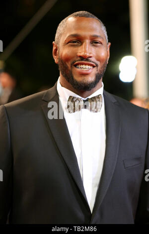 CANNES, Frankreich - 16. Mai: Französisch und ehemalige NBA Basketball player Boris Diaw besucht das Screening von 'Sorry' wir Sie während der 72Nd Cannes Film verpasst Stockfoto