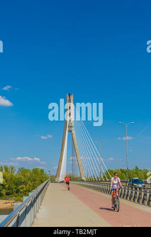 Eine typische Ansicht in Warschau in Polen Stockfoto