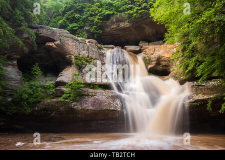 Cedar Falls bei Hocking Hills, Ohio Stockfoto