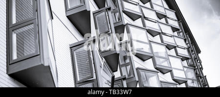 Typisches modernes Gebäude in Edinburgh Stockfoto