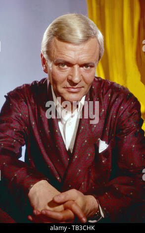 Peter van Eyck, deutusch amerikanischer Wis Deutschland Ca. 1960. Deutsch-amerikanische Schauspieler Peter van Eyck, Deutschland Ca. 1960. Stockfoto