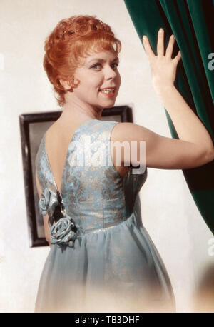 Ruth Stephan, deutsche Plant und Kabarettistin, Deutschland Ca. 1958. Die deutsche Schauspielerin und Kabarettistin, Deutschland Ca. 1958. Stockfoto