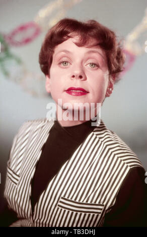 Ruth Stephan, deutsche Plant und Kabarettistin, Deutschland Ca. 1958. Die deutsche Schauspielerin und Kabarettistin, Deutschland Ca. 1958. Stockfoto