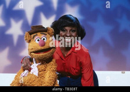 Der Muppet Show, Fernsehserie, USA/Großbritannien 1976 - 1981, Comedyshow mit Puppen und Gaststar Gladys Knight Stockfoto