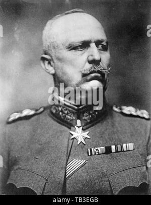 ERICH LUDENDORFF (1865-1937) Erster Weltkrieg deutscher General Stockfoto