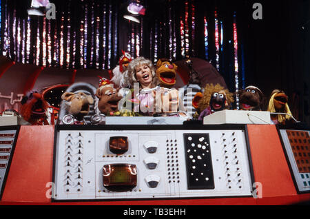 Der Muppet Show, Fernsehserie, USA/Großbritannien 1976 - 1981, Comedyshow mit Puppen und Gaststar Loretta Swit Stockfoto