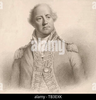 JAMES GAMBIER (1723-1789) Royal Navy Officer Stockfoto
