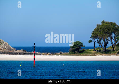Praia de Rodas Strand am Cies Inseln, Galicien, Spanien, Europa Stockfoto