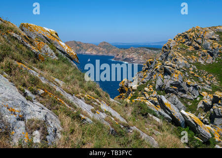 Cies Inseln, Galicien, Spanien, Europa Stockfoto