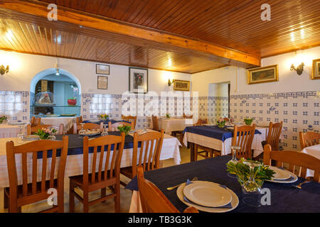 Restaurant Casa Arménio in Tentúgal, Portugal, Europa Stockfoto