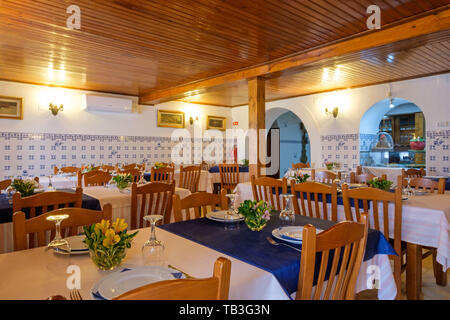 Restaurant Casa Arménio in Tentúgal, Portugal, Europa Stockfoto