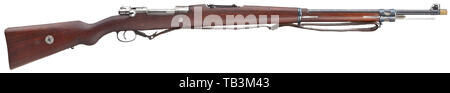 SERVICE WAFFEN, BRASILIEN, Gewehr Modell 1908, DWM, Kaliber 7x57, Nummer 3669 n, Additional-Rights - Clearance-Info - Not-Available Stockfoto