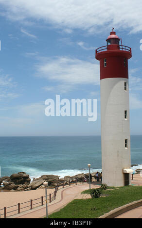 Umhlanga Leuchtturm, KwaZulu Natal, Südafrika Stockfoto