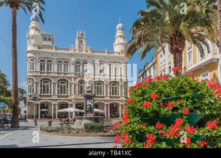 LAS PALMAS DE GRAN CANARIA, KANARISCHE INSELN - Oktober 03, 2010: Gebäude literarisches Kabinett in der Altstadt Stockfoto