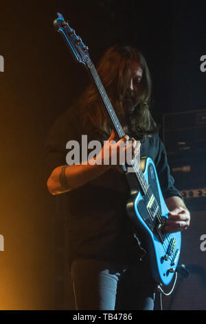 Mailand, Italien - 28. Mai 2019: Progressive und Psychedelic Rock Band MOTORPSYCHO von Trondheim, Norwegen führt bei Live Music Club in Vaprio d. Brambilla Stockfoto