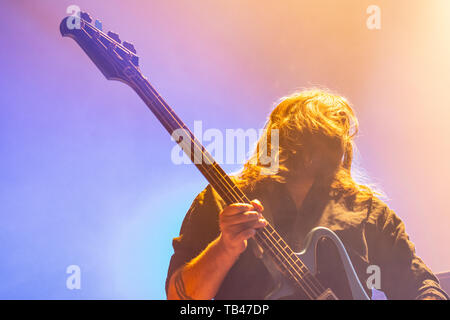 Mailand, Italien - 28. Mai 2019: Progressive und Psychedelic Rock Band MOTORPSYCHO von Trondheim, Norwegen führt bei Live Music Club in Vaprio d. Brambilla Stockfoto