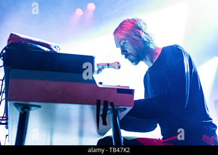 Mailand, Italien - 28. Mai 2019: Progressive und Psychedelic Rock Band MOTORPSYCHO von Trondheim, Norwegen führt bei Live Music Club in Vaprio d. Brambilla Stockfoto