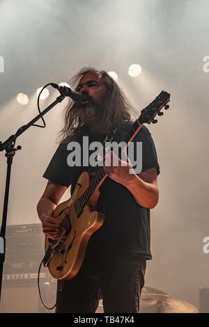 Mailand, Italien - 28. Mai 2019: Progressive und Psychedelic Rock Band MOTORPSYCHO von Trondheim, Norwegen führt bei Live Music Club in Vaprio d. Brambilla Stockfoto