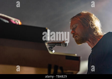 Mailand, Italien - 28. Mai 2019: Progressive und Psychedelic Rock Band MOTORPSYCHO von Trondheim, Norwegen führt bei Live Music Club in Vaprio d. Brambilla Stockfoto