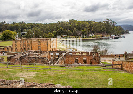 Port Arthur Strafkolonie Open Air Museum, Tasmanien Stockfoto