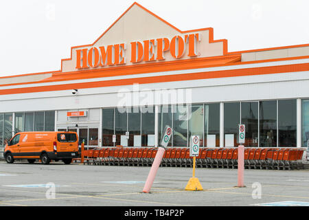 Das Home Depot Store Logo In Vancouver Bc Kanada Stockfotografie Alamy