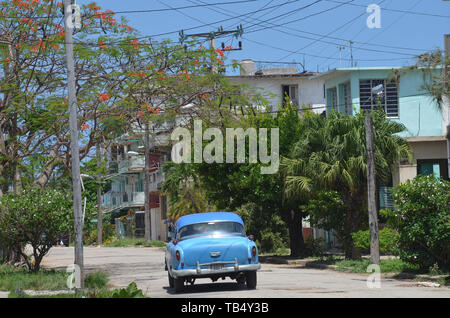 Vintage amerikanische Autos in Havanna, Kuba Stockfoto