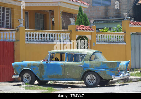 Vintage amerikanische Autos in Havanna, Kuba Stockfoto