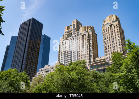 Jahrhundert Apartments, 25 Central Park West, New York, NY Stockfoto