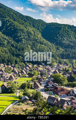 Historische Dörfer von Shirakawa-go und Gokayama, Shirakawa-mura, Gifu-ken, Japan Stockfoto