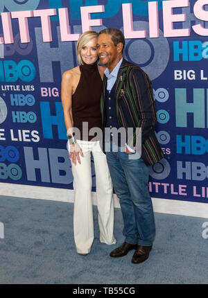 Hilary Quinlan und Bryant Gumbel besuchen HBO Big Little liegt 2 Saison Premiere auf Jazz am Lincoln Center Stockfoto