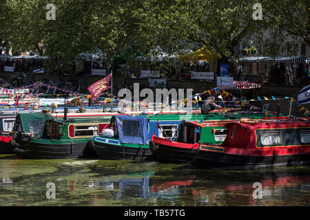 Canalway Calvalcade Festival, Little Venice, London, England, Vereinigtes Königreich Stockfoto