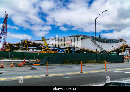 Google Hauptquartier Bergblick, Silicon Valley, Kalifornien, USA Stockfoto