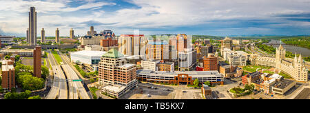Antenne Panorama von Albany, New York Stockfoto