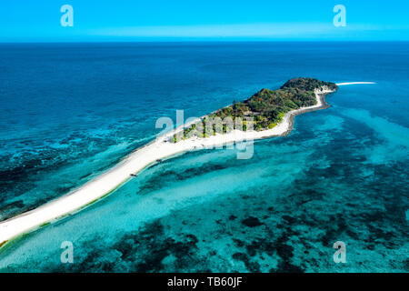 Wirklich erstaunlich Insel Cresta de Gallo, Philippinen Stockfoto