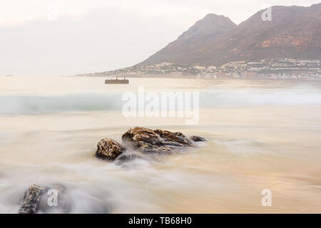 False Bay in Südafrika das Western Cape Provinz auf der Kap Halbinsel, in der Nähe der Stadt Cape Town Stockfoto