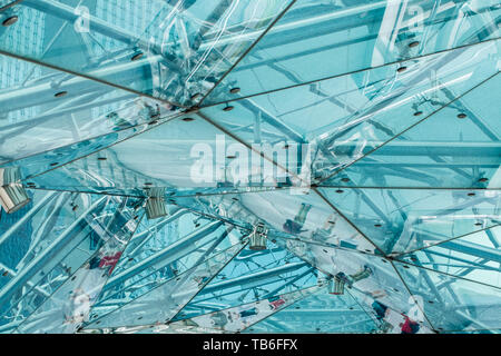 Modernes Gebäude aus Glas Tierheim Stockfoto