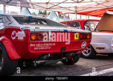 Ferrari 308 GT4 in montjuic Geist Barcelona Auto zeigen. Stockfoto