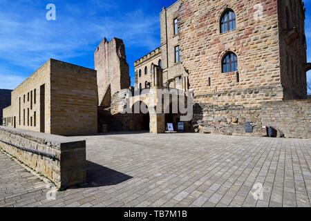 Das Hambacher Schloss, Edenkoben, Rheinland-Pfalz, Deutschland Stockfoto