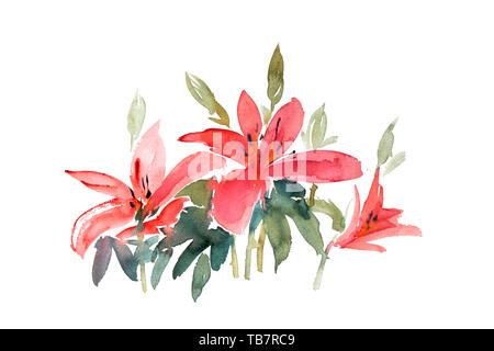Blume Illustration kunst hintergrund natürliche Aquarell design Textur Blüte Pflanze schön schön Stockfoto