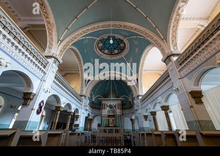 Vilnius, Litauen. Mai 2019. Einen Blick auf die Synagoge in der Stadt Stockfoto