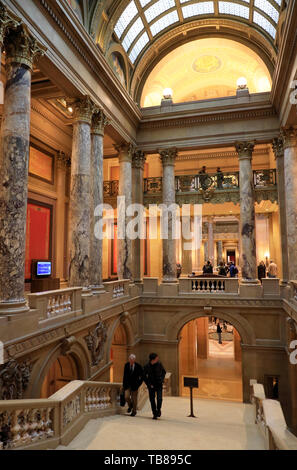 Die grand Treppen innerhalb von Minnesota State Capitol. Saint Paul Minnesota. USA Stockfoto