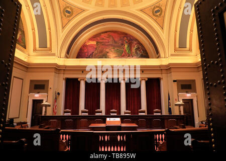 Minnesota Supreme Court im Minnesota State Capitol Building. Saint Paul Minnesota. USA Stockfoto