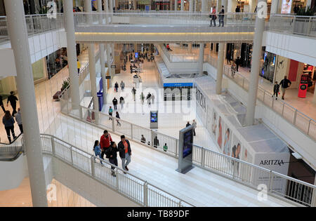 Innenansicht der Mall of America, das größte Einkaufszentrum in den Vereinigten Staaten. Bloomington. Minnesota. USA
