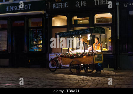 Nase Verkäufer in Gent Stockfoto