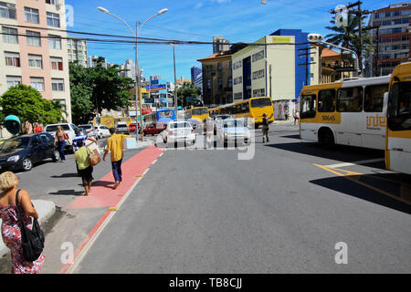 Salvador, Brasilien. 30 Mai, 2019. Mercês Verkehr Bewegung, in der Nachbarschaft, in Salvador Bahia. Credit: Mauro Akiin Nassor/FotoArena/Alamy leben Nachrichten Stockfoto