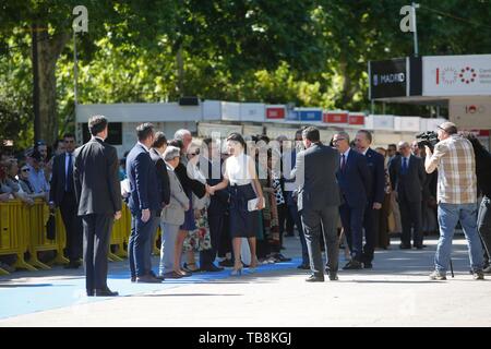 Madrid, Spanien. 31. Mai, 2019. Queen Letizia während der Eröffnung der Buchmesse in Madrid, Freitag, 31. Mai 2019 Credit: CORDON PRESSE/Alamy leben Nachrichten Stockfoto