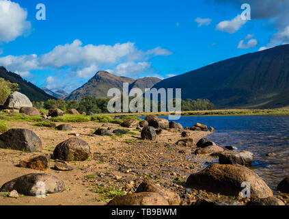 Loch Etive im Glen Etive im Glen Coe, in die schottischen Highlands Stockfoto